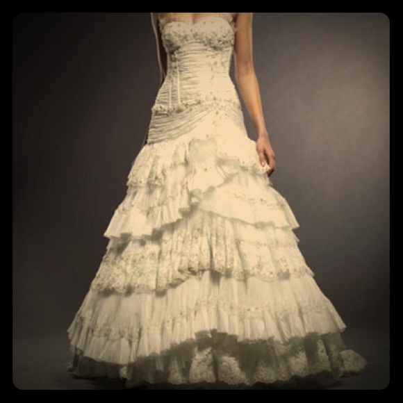 Michelle Roth Marina Wedding Dress - Picture 1 of 6